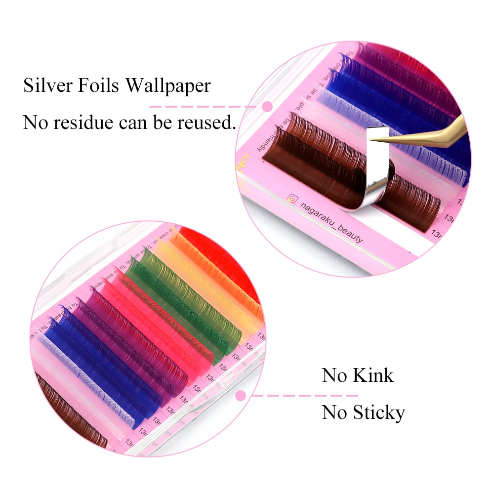 Rainbow Colour extensiones