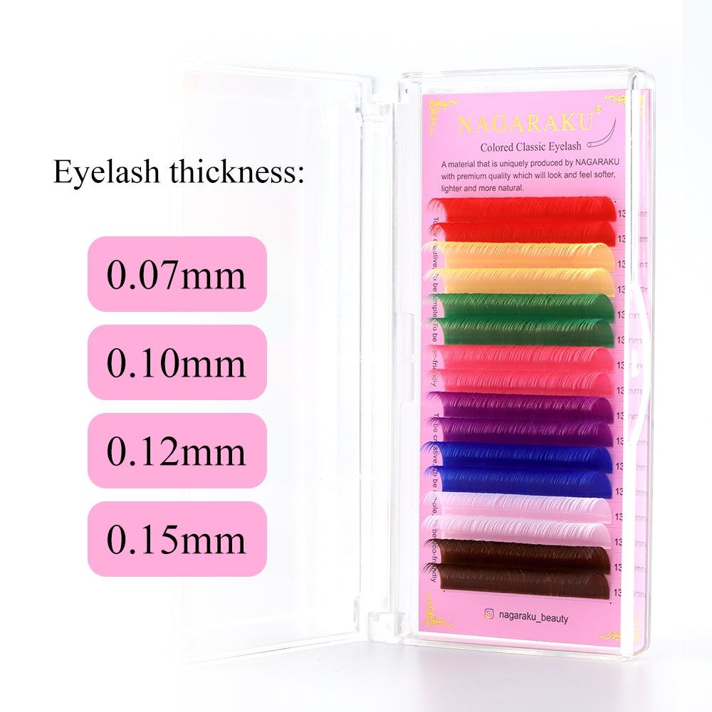 Rainbow Colour extensiones