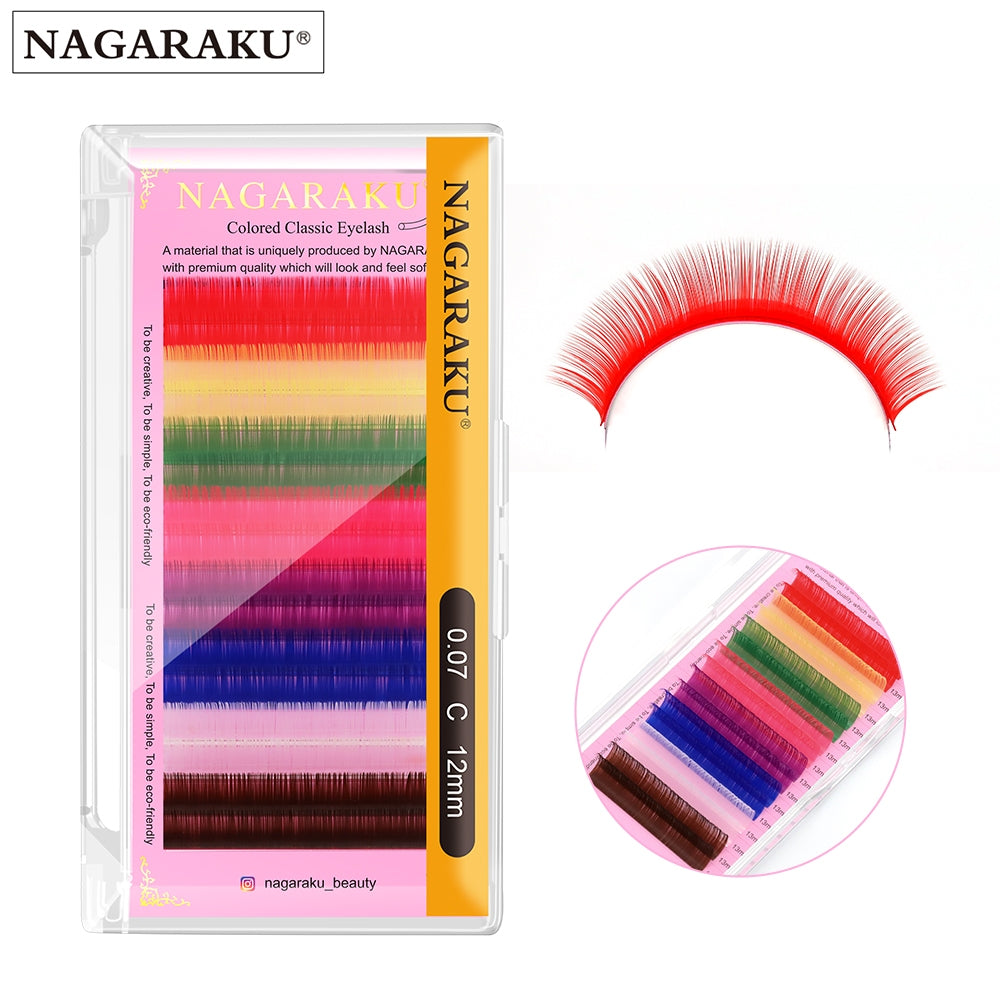 Rainbow Colour extensiones
