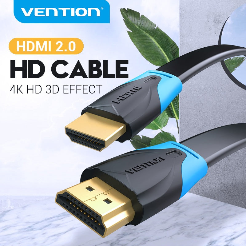 Vention HDMI 2.0 Cable Plano 4K 60Hz Alta Velocidad 18Gbps