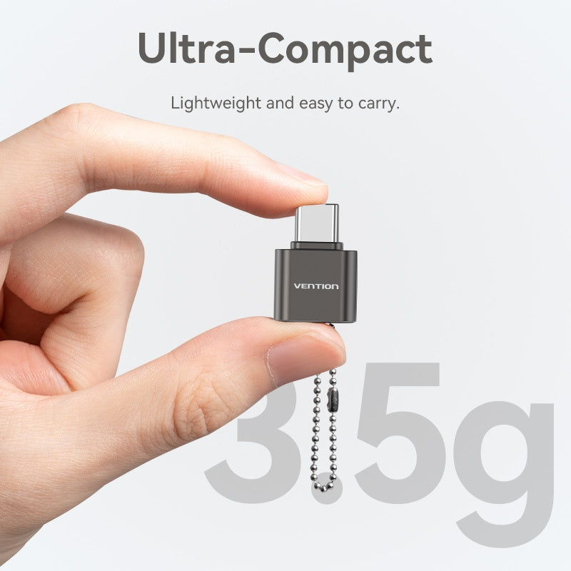 Vention Lector De Tarjetas USB 2.0 Tipo C 512G Aleación De Zinc
