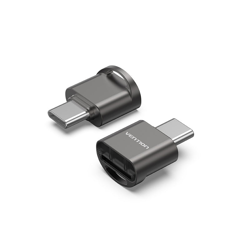 Vention Lector De Tarjetas USB 2.0 Tipo C 512G Aleación De Zinc