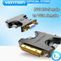 Vention Adaptador DVI Macho A VGA Hembra Bidireccional-I 24 + 5 1080P 60HZ