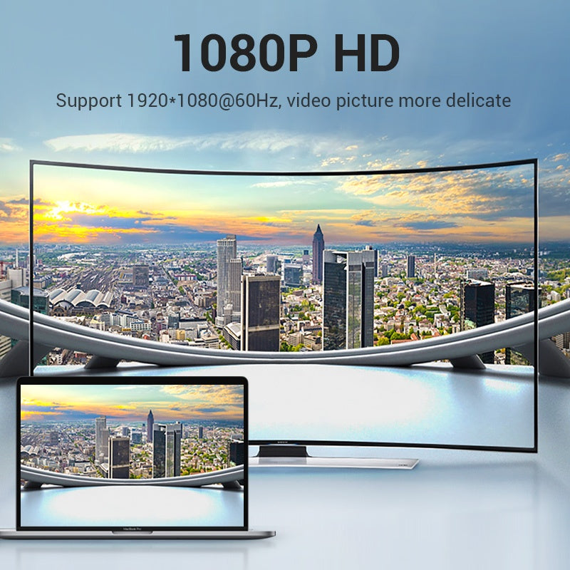 Vention Adaptador DVI Macho A VGA Hembra Bidireccional-I 24 + 5 1080P 60HZ
