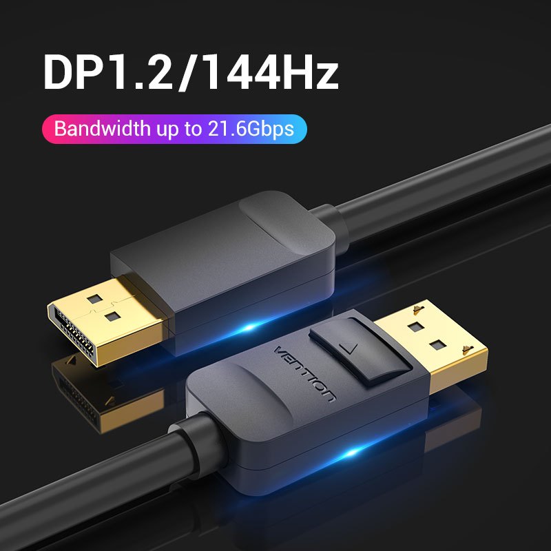 Vention Displayport Cable 4K 60Hz DP A DP1.2 Ordenador TV HDTV Proyector