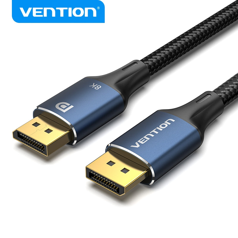 Vention DP 1.4 Cable Macho A Chapado En Oro 1080P 240Hz Alta Tasa De Refresco