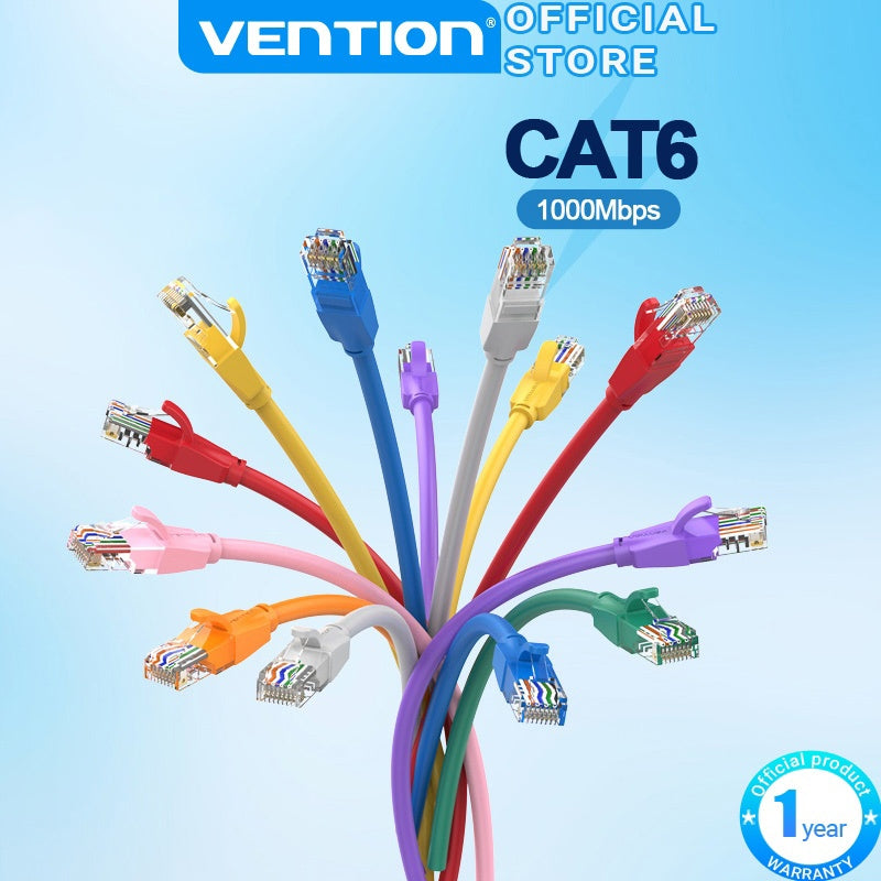 Vention CAT6 Cable Ethernet UTP 1000Mbps RJ45 Lan De Red Gigabit CAT 6