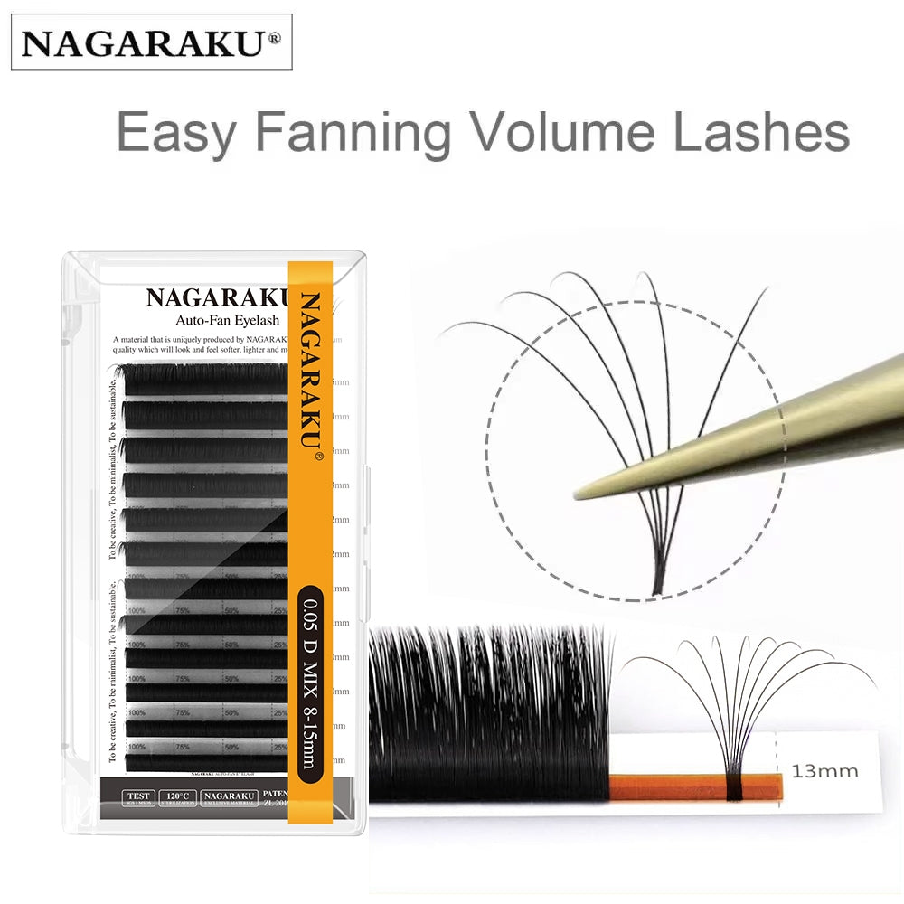 Auto-Fanning extensiones de pestañas