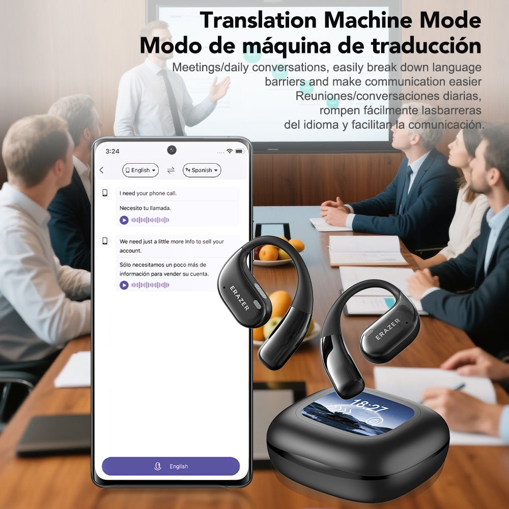 Lenovo Al Traducción Con Gancho Para La Oreja Inalámbrico