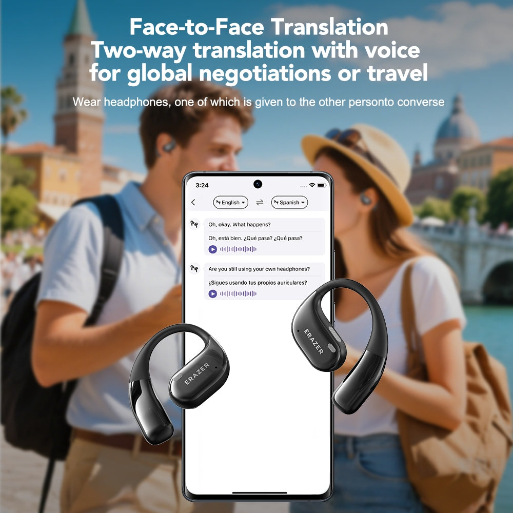 Lenovo Al Traducción Con Gancho Para La Oreja Inalámbrico