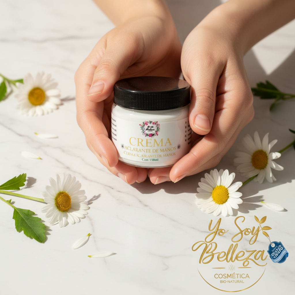 Crema Corporal aclarante de manchas en manos y cuerpo