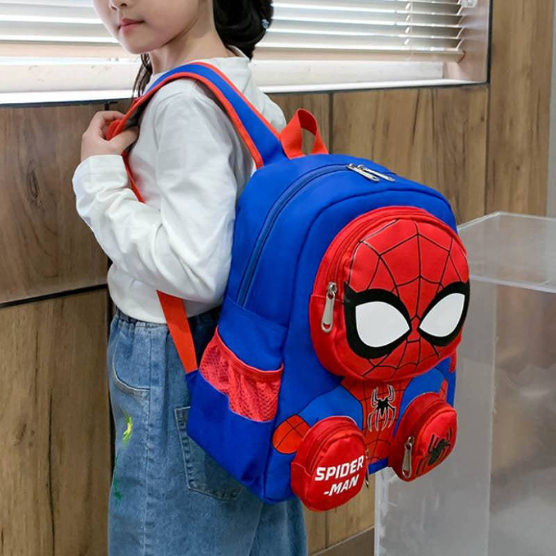 3D De Dibujos Animados Spiderman Mochila