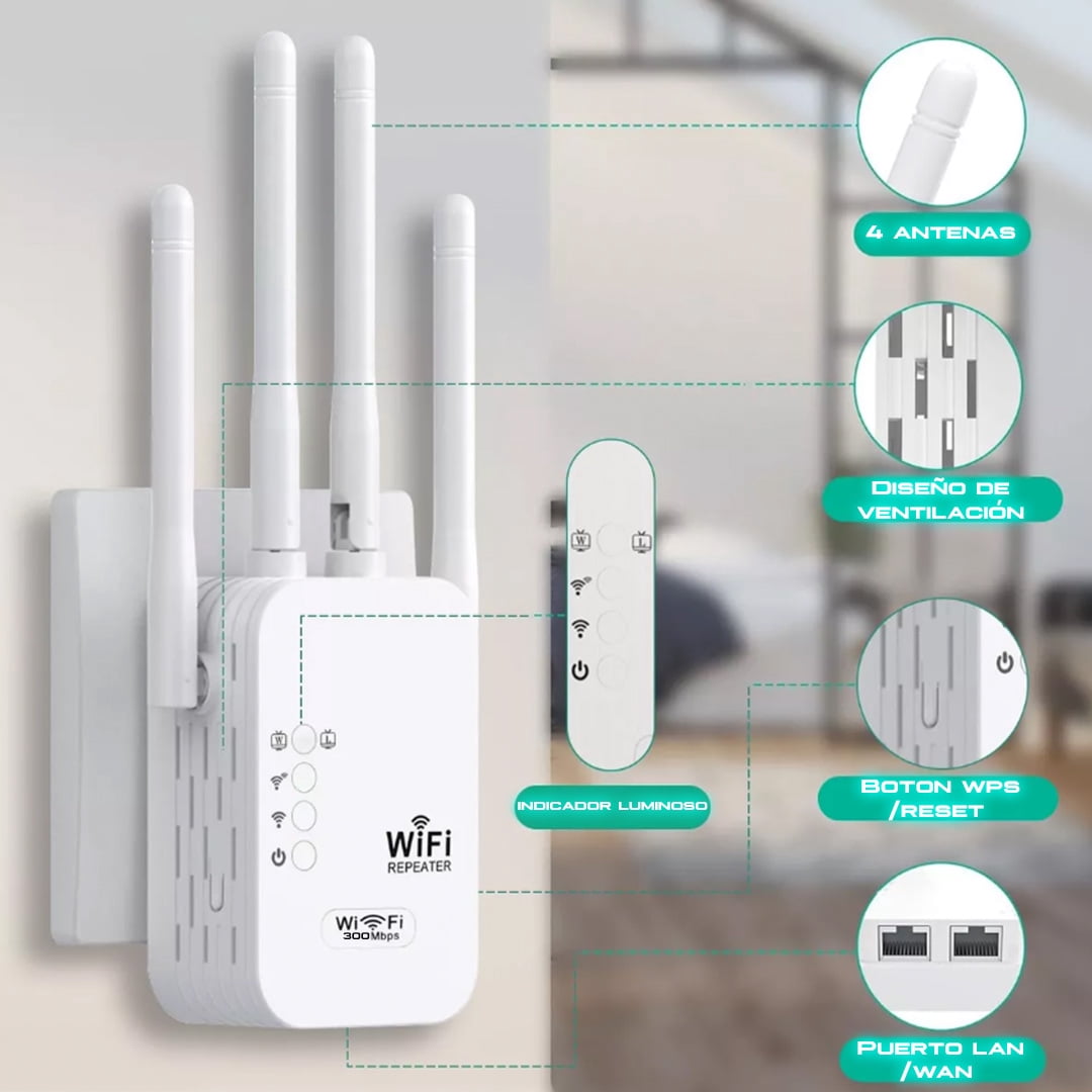 Repetidor Wifi Inalámbrico