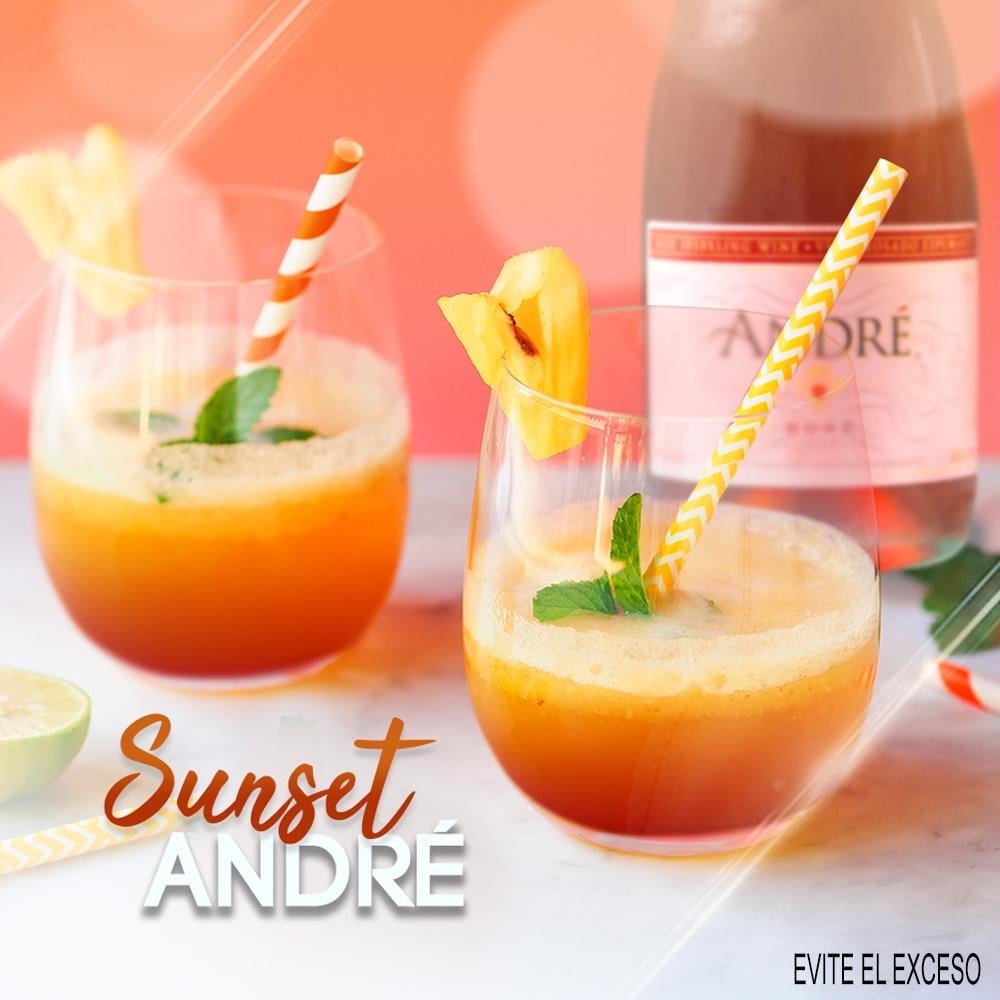 Vino Rosado André Rosé Espumoso 750 ml