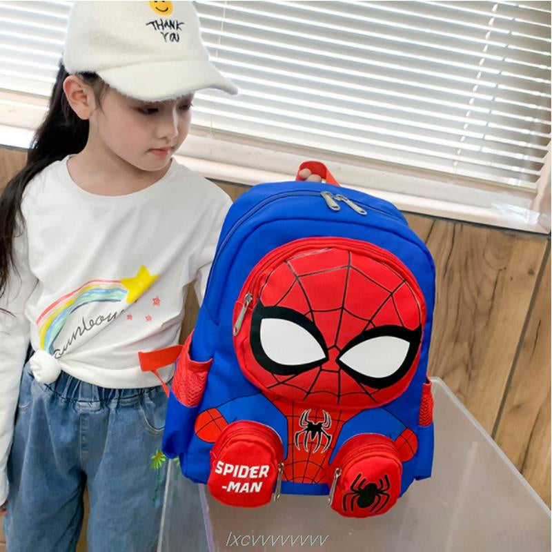 3D De Dibujos Animados Spiderman Mochila