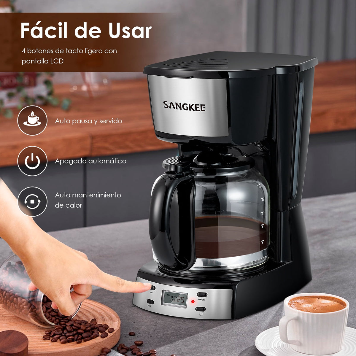 Cafetera por Goteo Sangkee