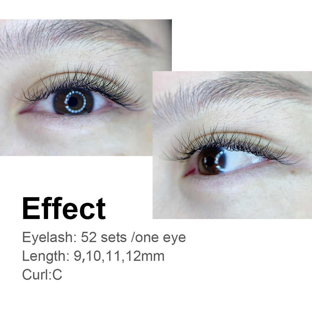 3D W shape eyelash extensiones