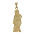 Dije De La Santa Muerte En Oro De 10k De 2.7 Cm