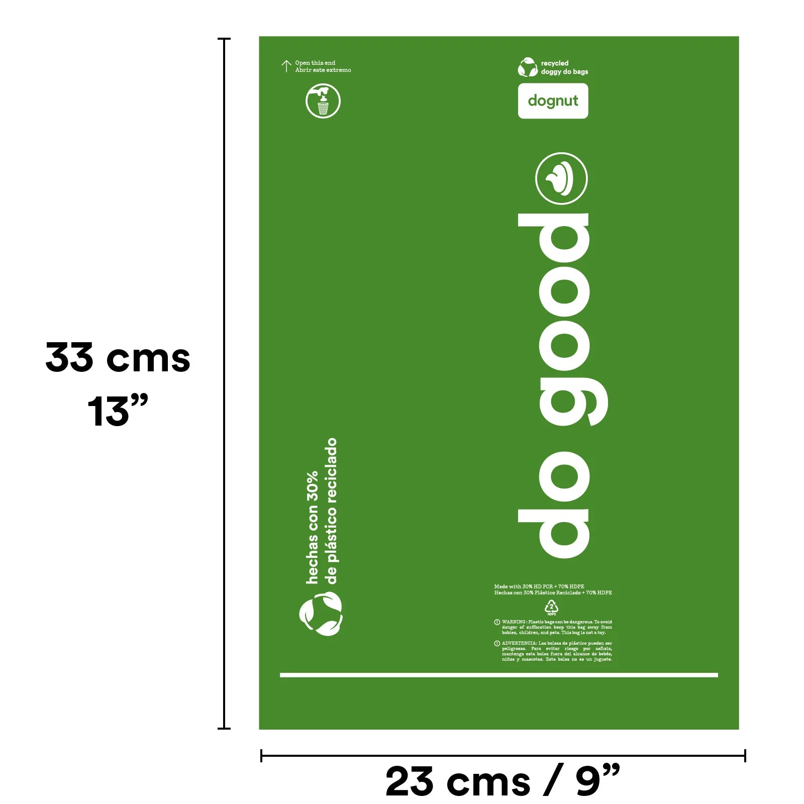 900 Bolsas para excrementos de perro