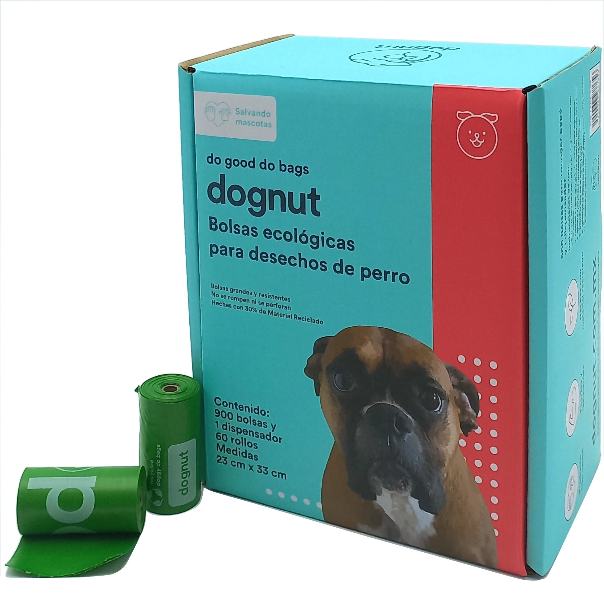 900 Bolsas para excrementos de perro