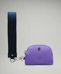 LULULEMON DUAL POUCH WRISTLET BLUEBERRY