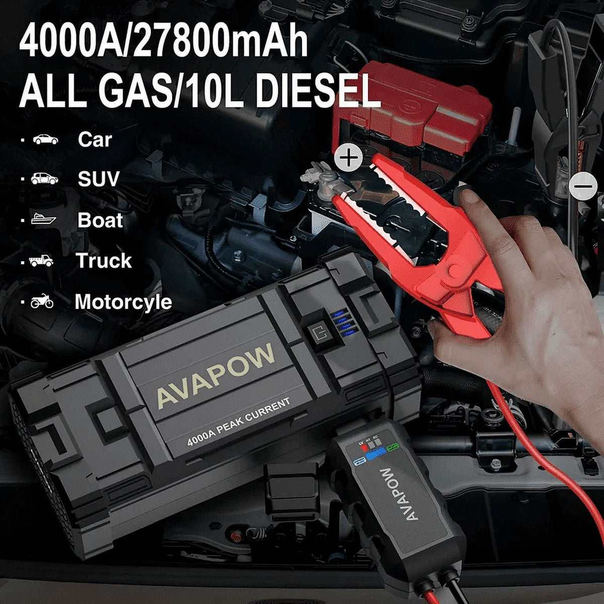Arrancador de Auto Batería