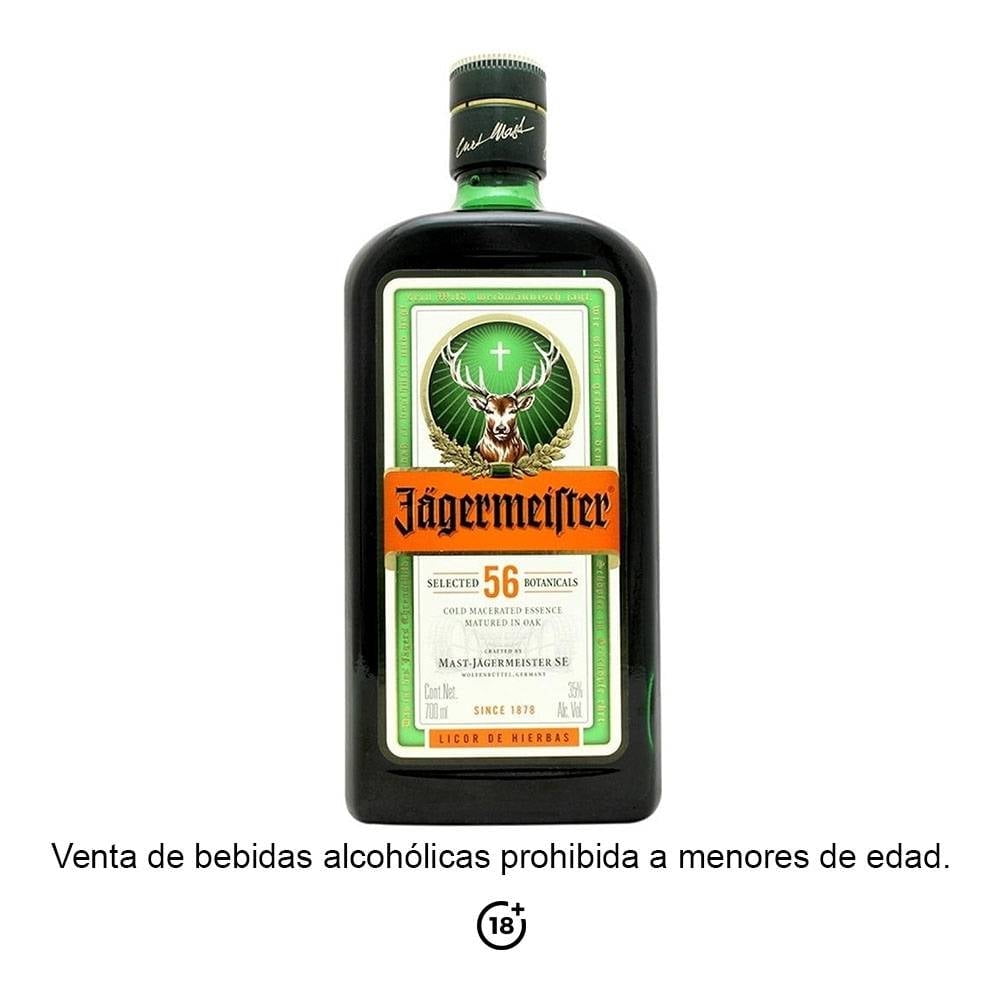 Licor de hierbas Jägermeister 700 ml
