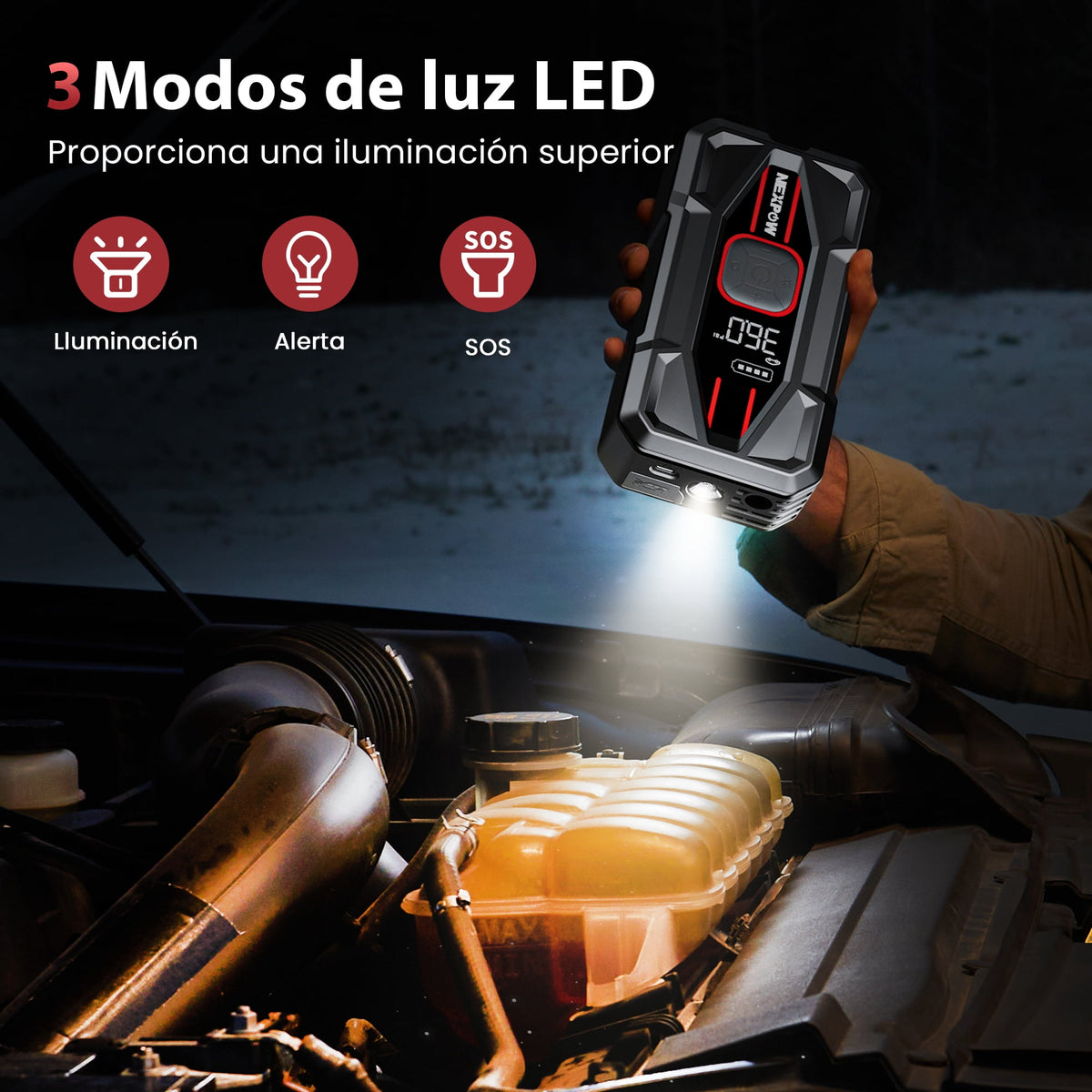 Arrancador de Auto Bateria