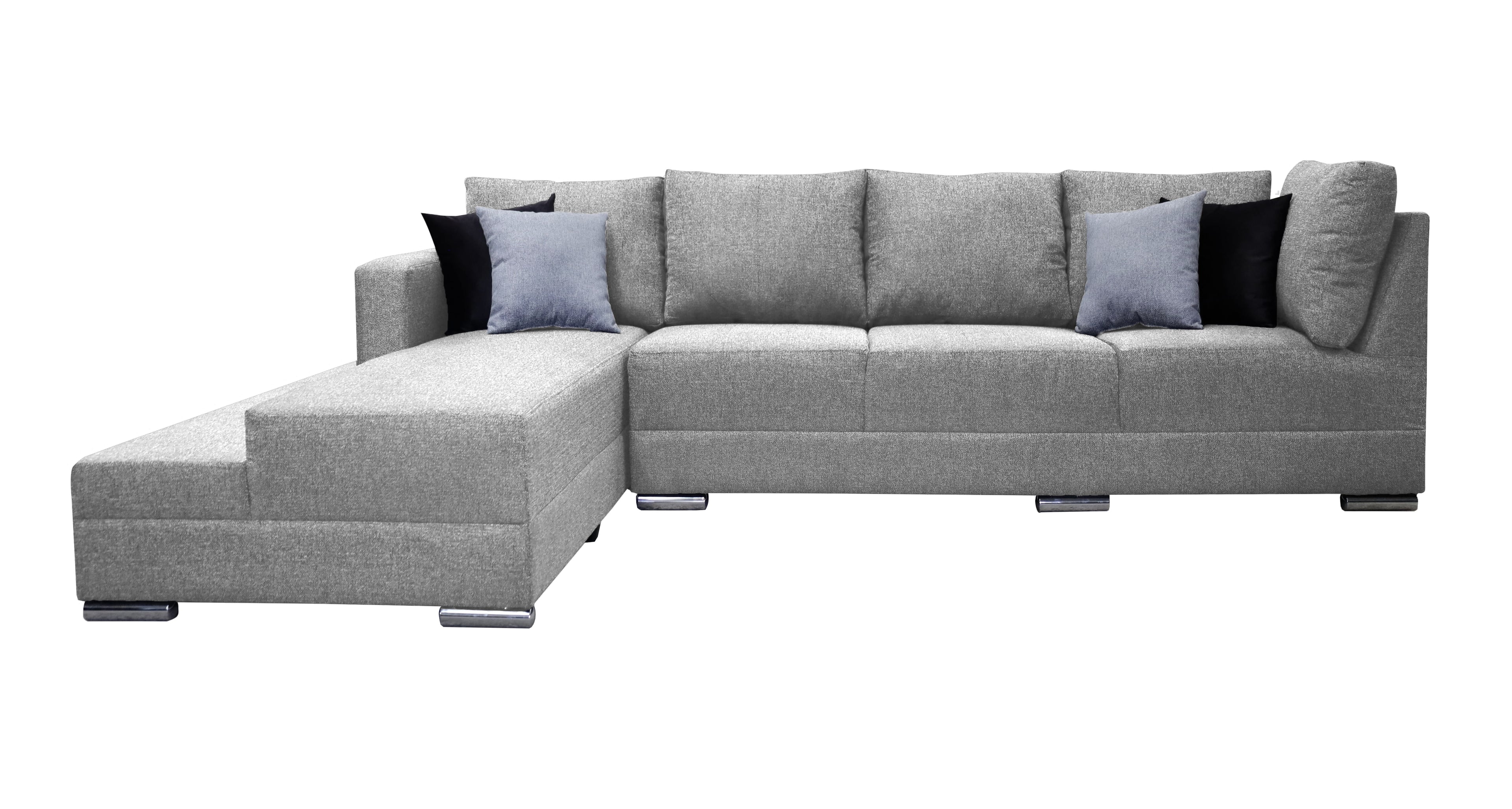 Sala esquinera EL BAZAR STORE Aquiles 260x200 cm Negro Moderna modular