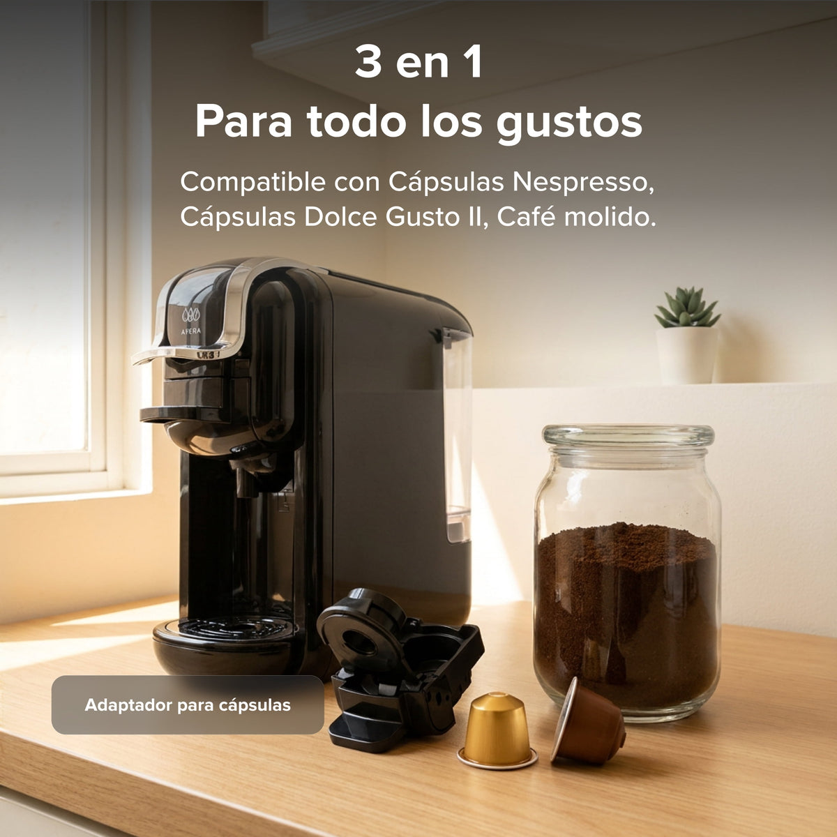 Cafetera Multicápsulas