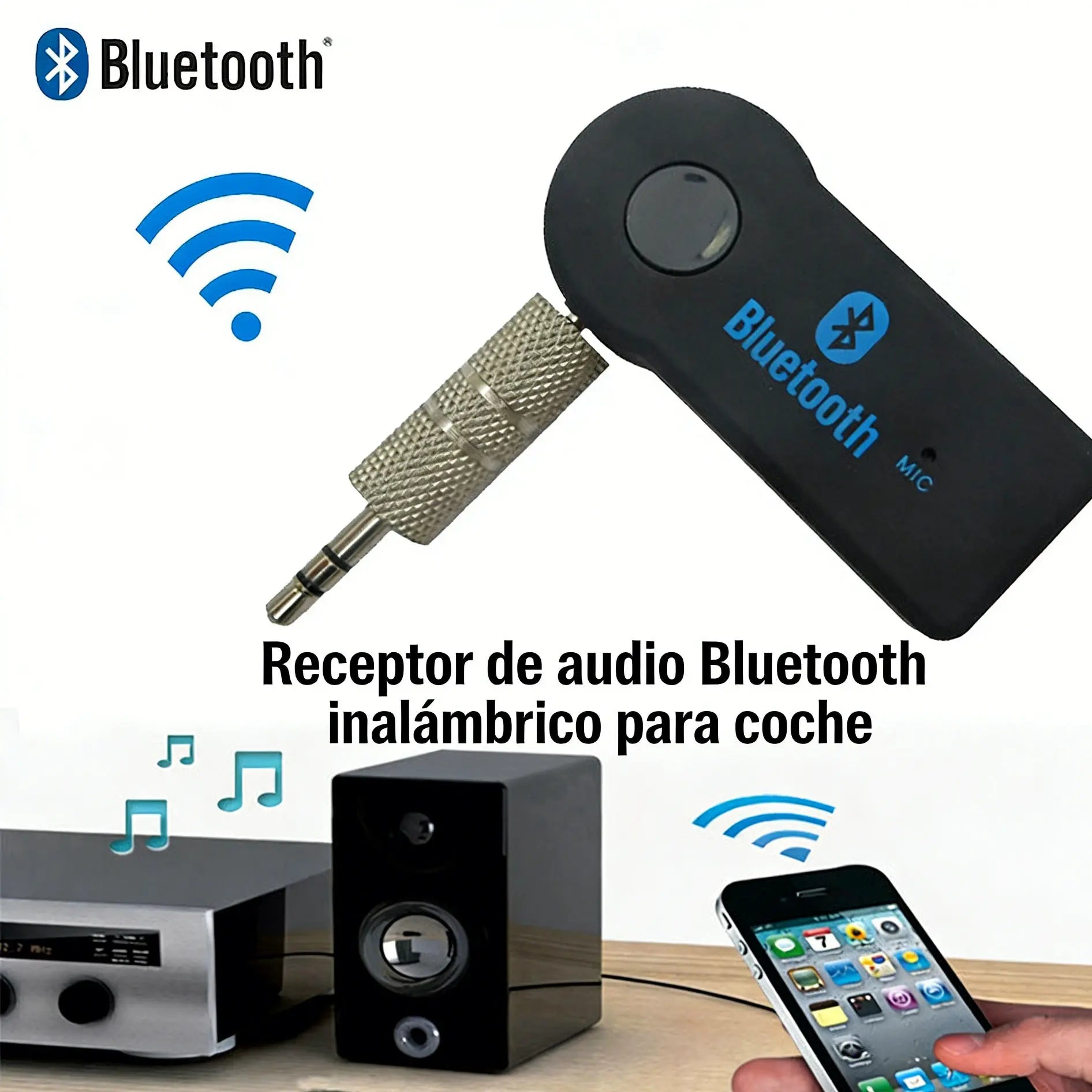 Adaptador Bluetooth 5.0 Para Coche