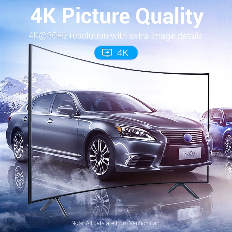 Vention DP A HDMI Cable 4k 30HZ Chapado En Oro DisplayPort Full HD
