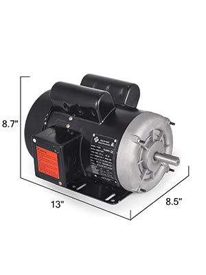 VEVOR-Motor eléctrico monofásico de 1,5 HP, 2 polos