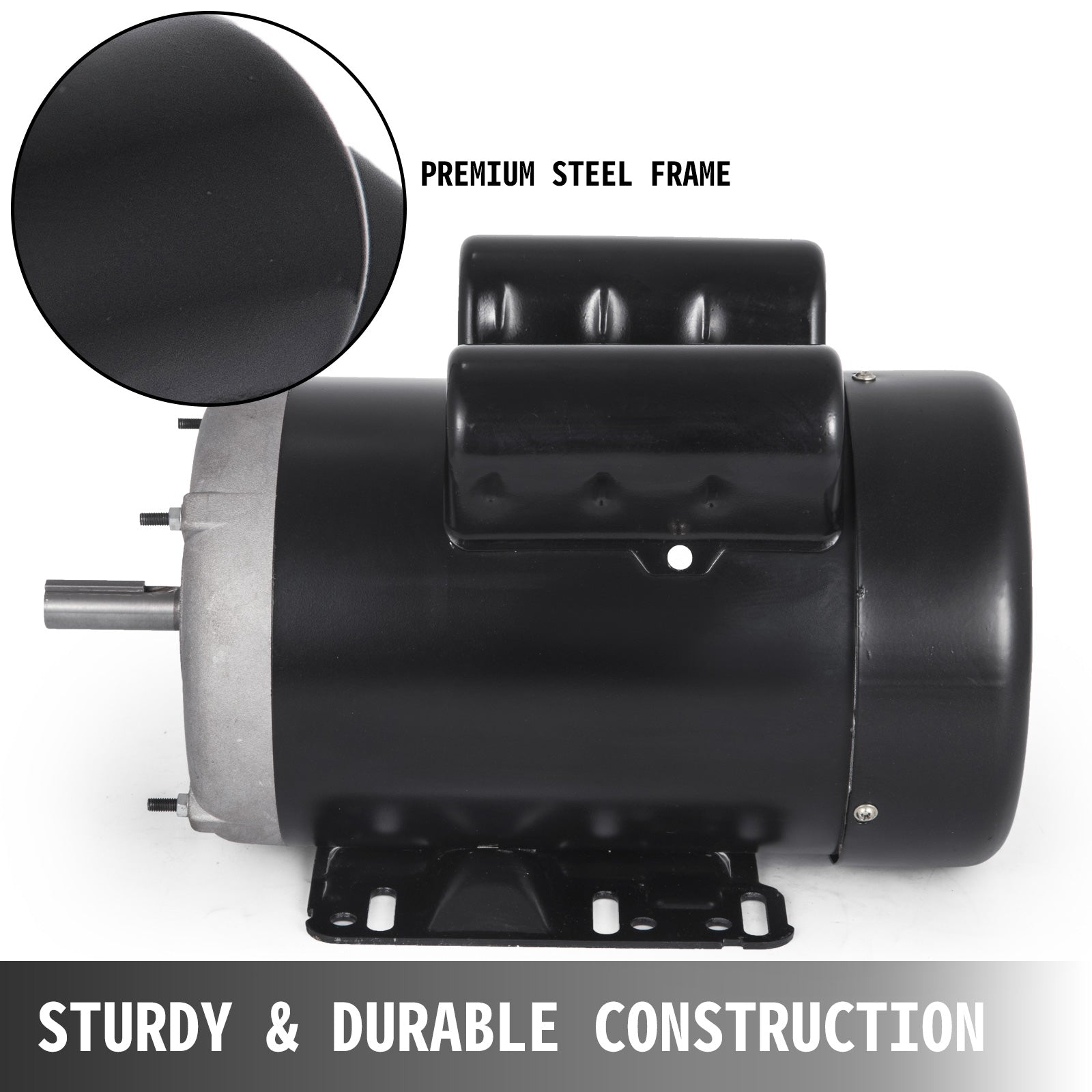 VEVOR-Motor eléctrico monofásico de 1,5 HP, 2 polos