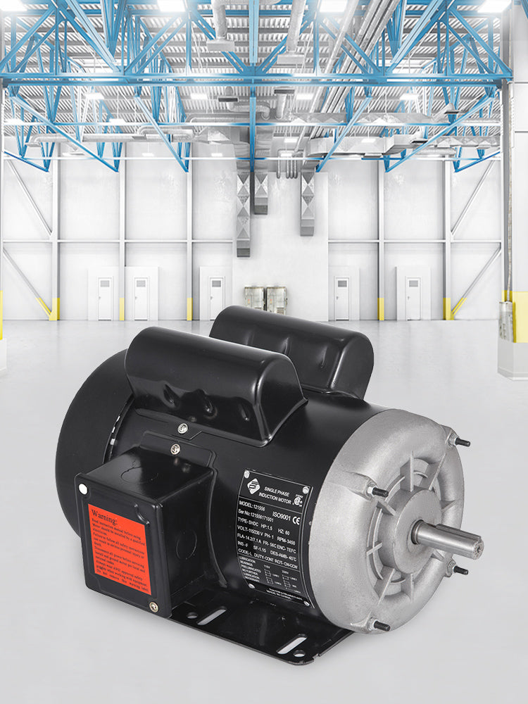 VEVOR-Motor eléctrico monofásico de 1,5 HP, 2 polos