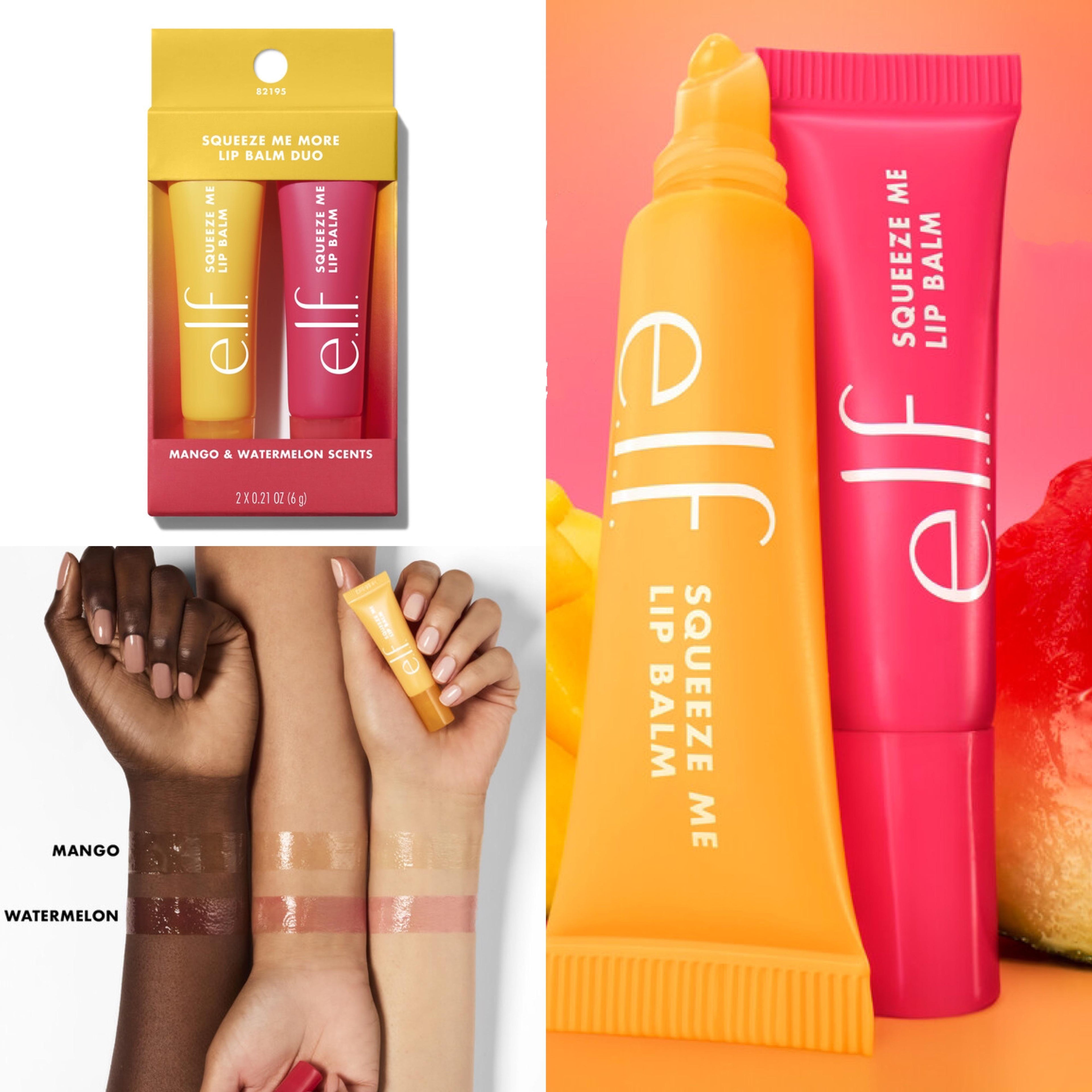 ELF COSMETICS  squeeze me more lip balm duo (dúo de bálsamos labiales hidratantes)