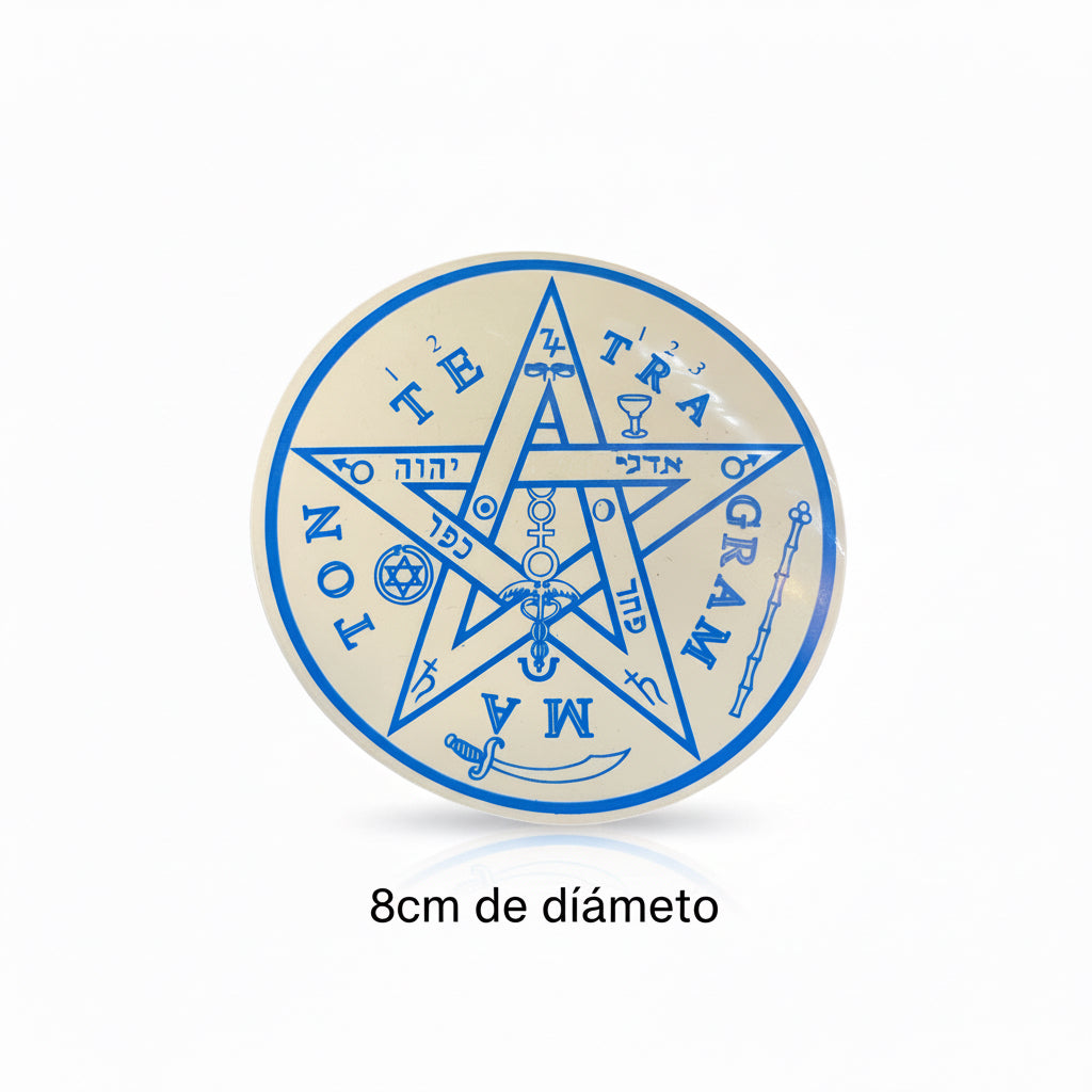 Tetragramaton Calcomanía Estampa Stickers 9cm