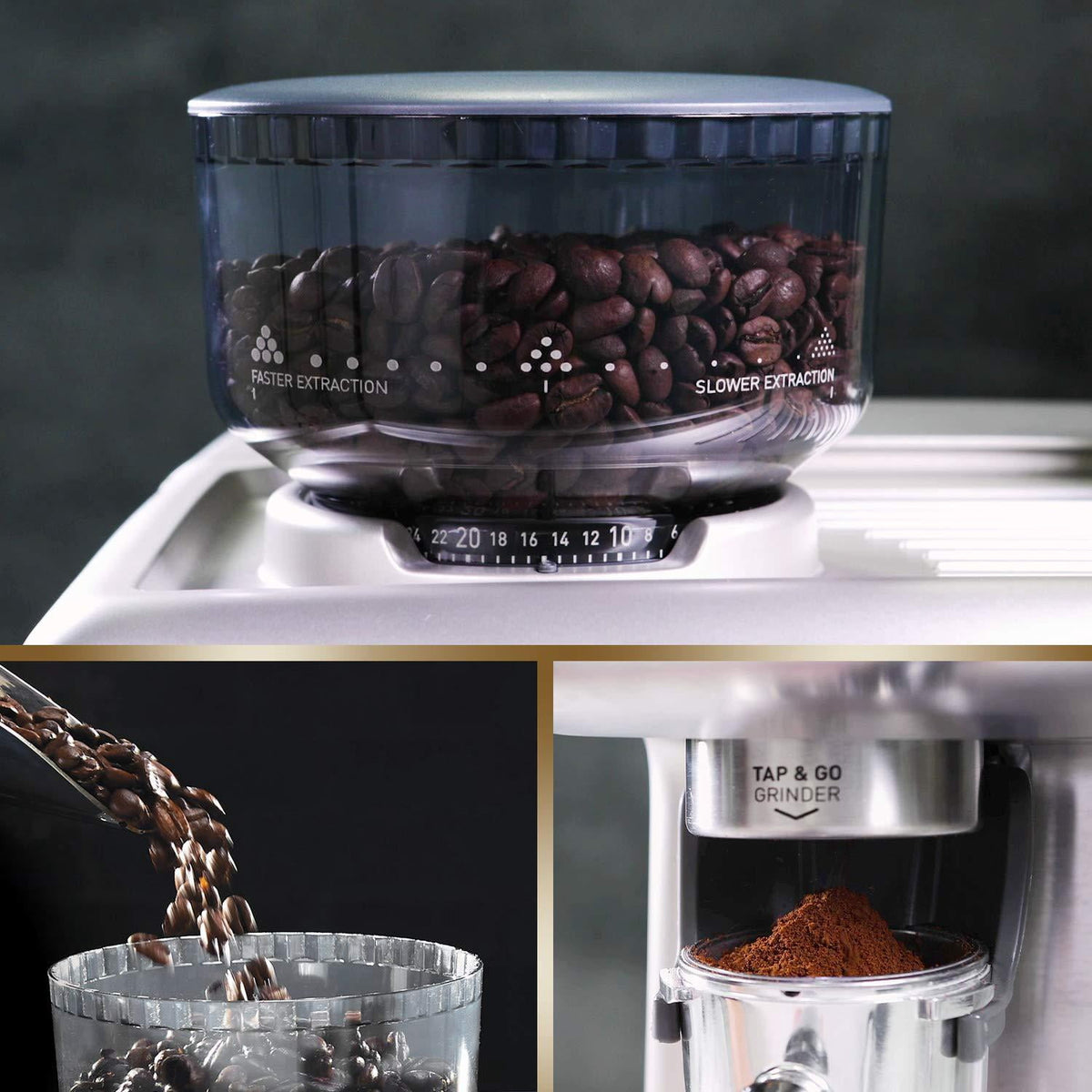 Cafetera con molinillo