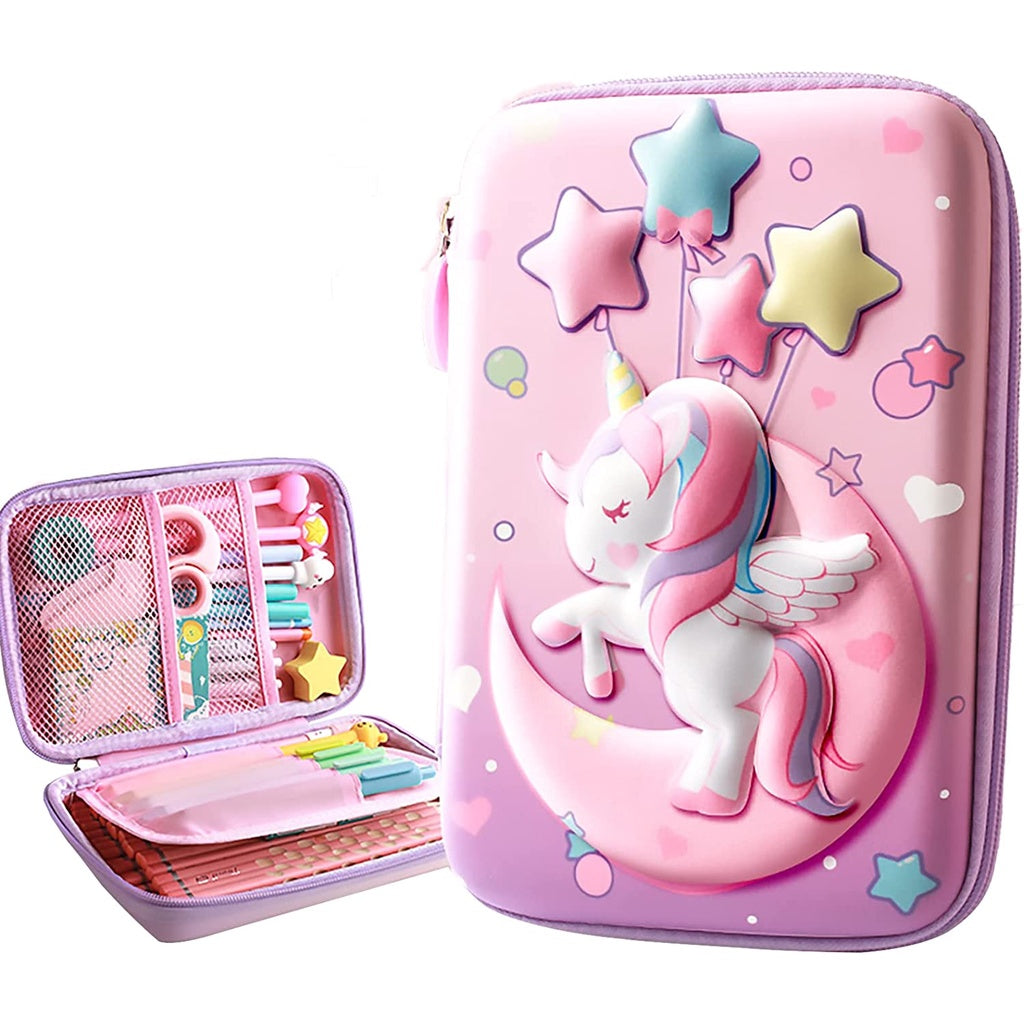 Estuche De Lápices De Unicornio 3D