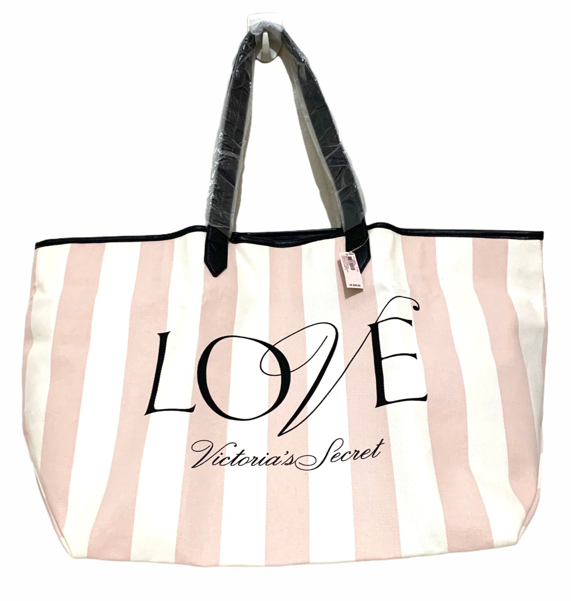 Victoria’s Secret Love Stripe Tote Bag