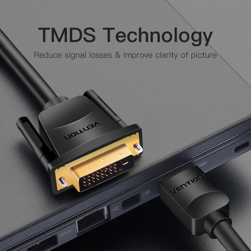 Vention Cable HDMI A DVI 1m 2m 3m 5m-D Adaptador Converter