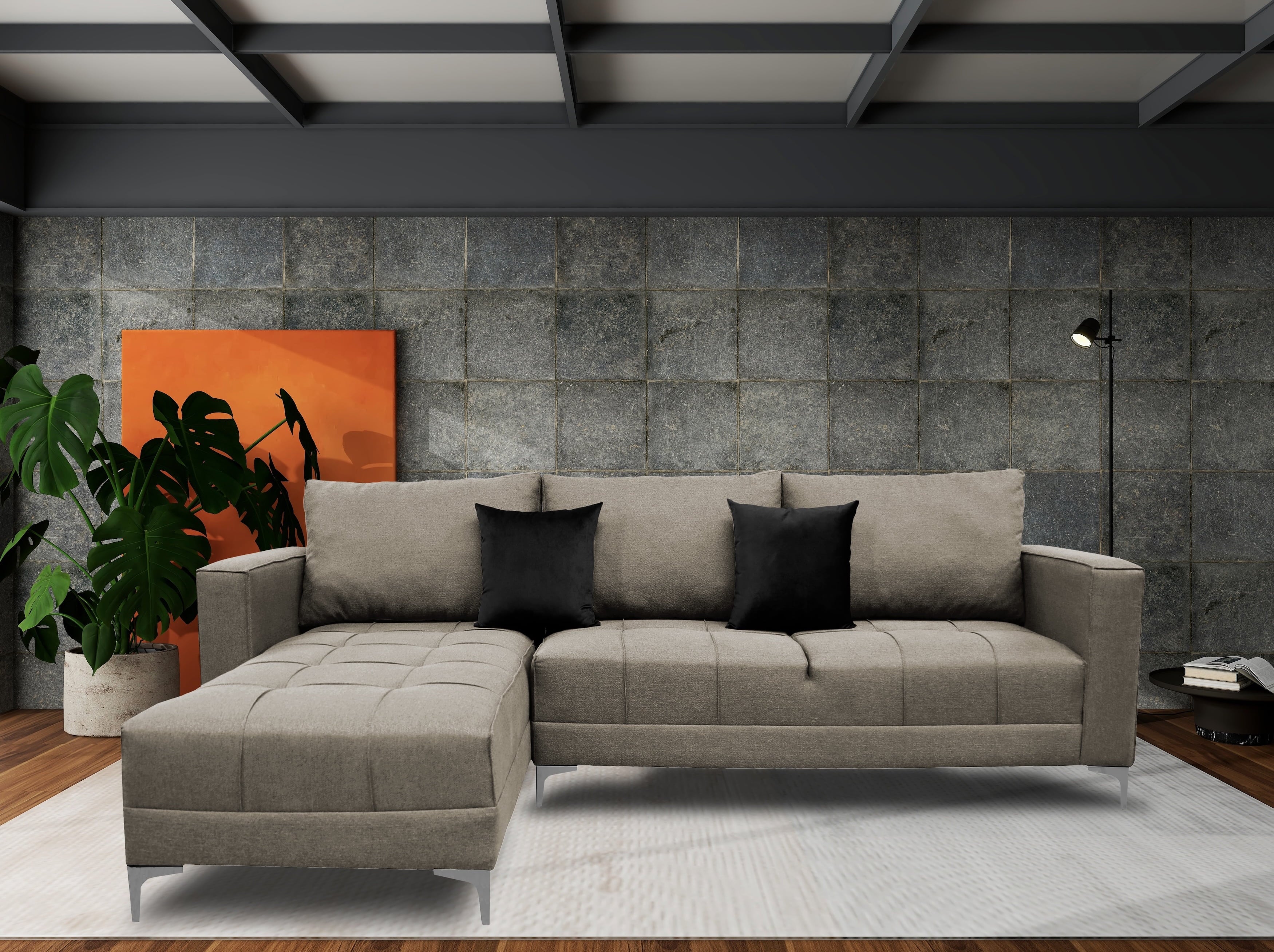 Sala Esquinera El Bazar Store Interlaken Beige 280X180 cm Modular