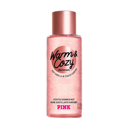 PINK BODY MIST WARM &amp; COZY SHIMMER 250ml
