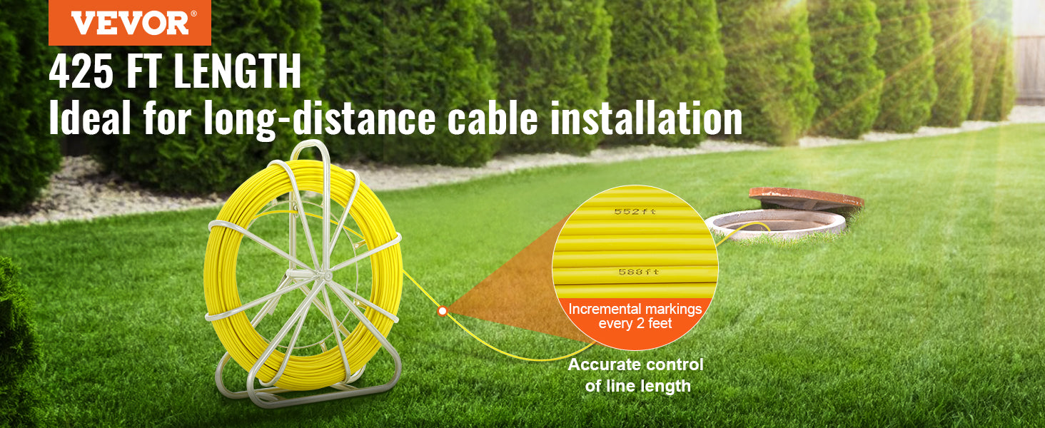 Cinta de Fibra de Vidrio Longitud de 129,5