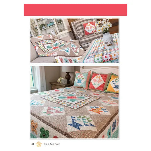 Libro de costura Mercado de Pulgas de Lori Holt - 69 páginas y espiral **Llega el 19 nov**