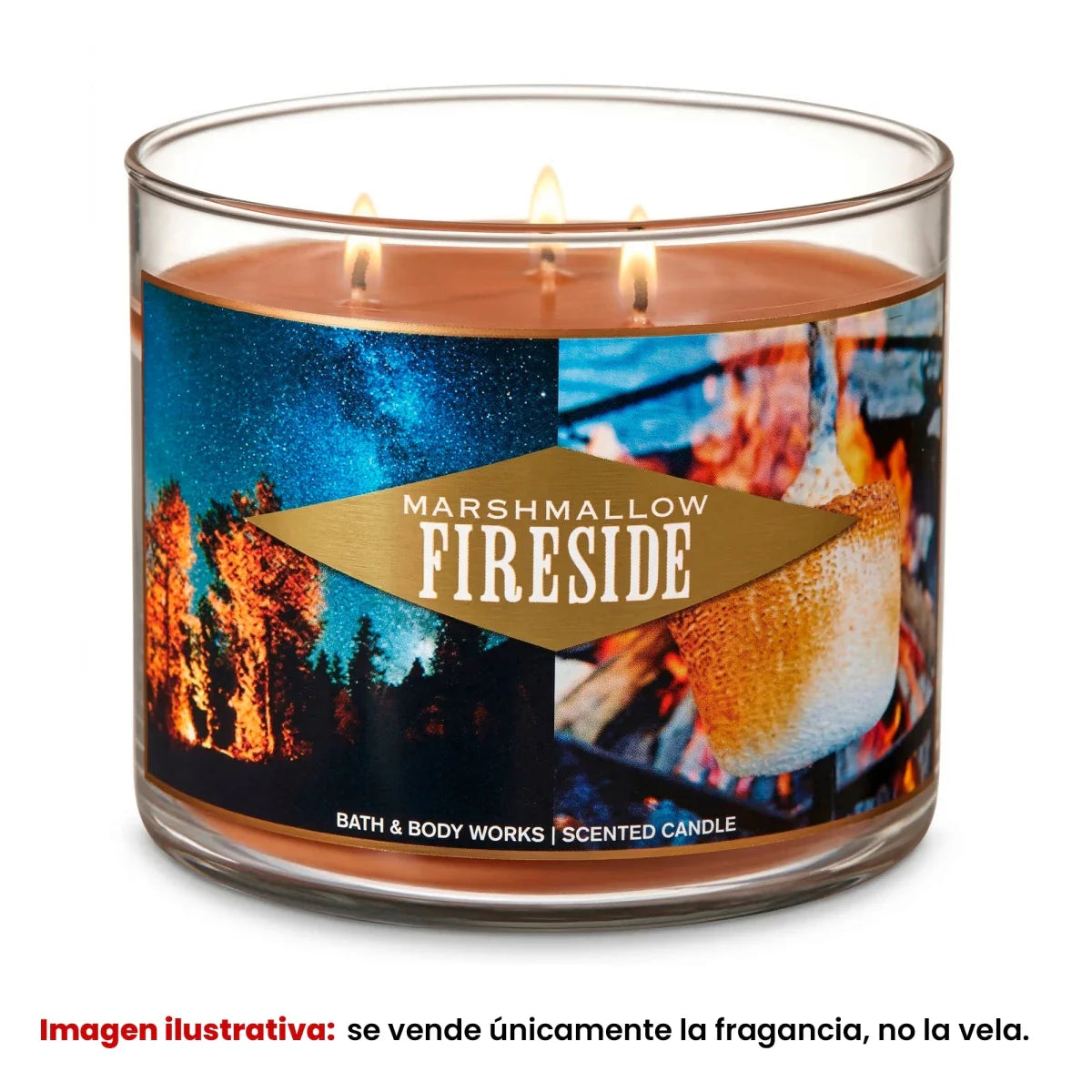 Fragancia Candle Craft - T - Marshmallow Fireside - Malvavisco junto al fuego - Inspirada en Bath & Body Works (BBW)® / White Barn ®