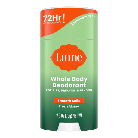 LUME WHOLE BODY DEODORANT SMOOTH SOLID "FRESH ALPINE"