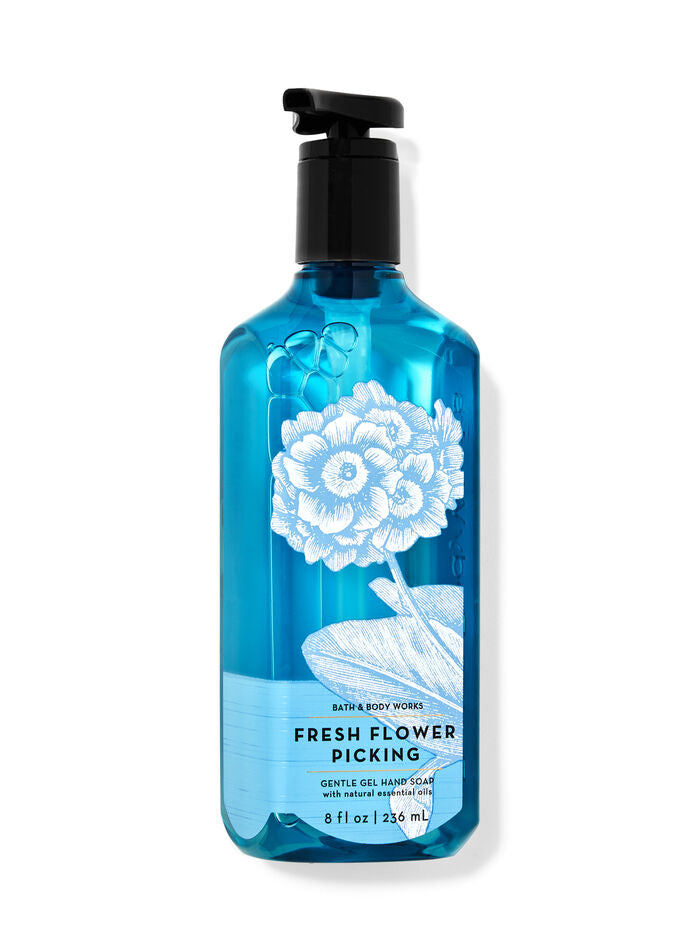 BATH AND BODY WORKS gentle gel hand  soap 236ml fresh flower picking