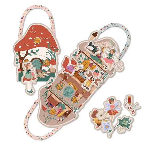 Panel de Fieltro Pulgarcita y las Hadas de la Costura