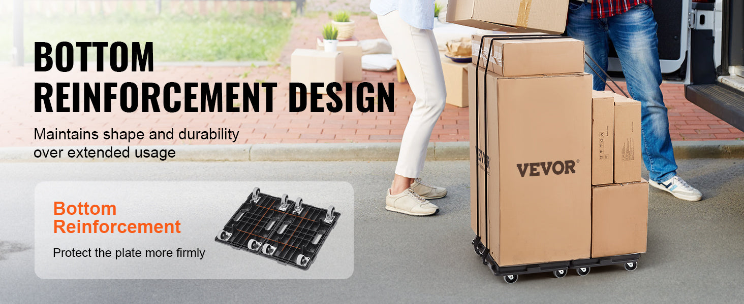 Furniture Dolly, 500 libras de capacidad cada unidad